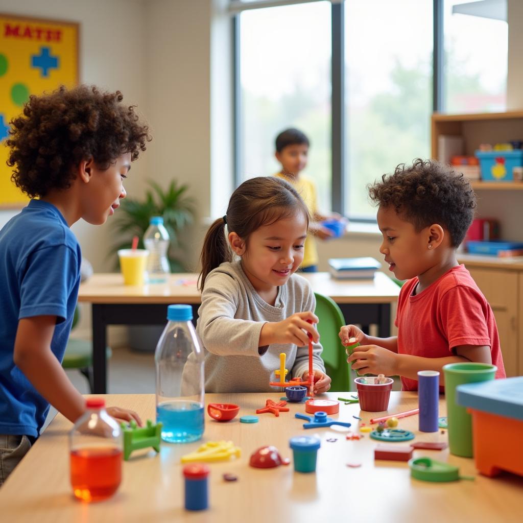 Children engaging in hands-on learning activities at Bright Horizons ASU Research Park