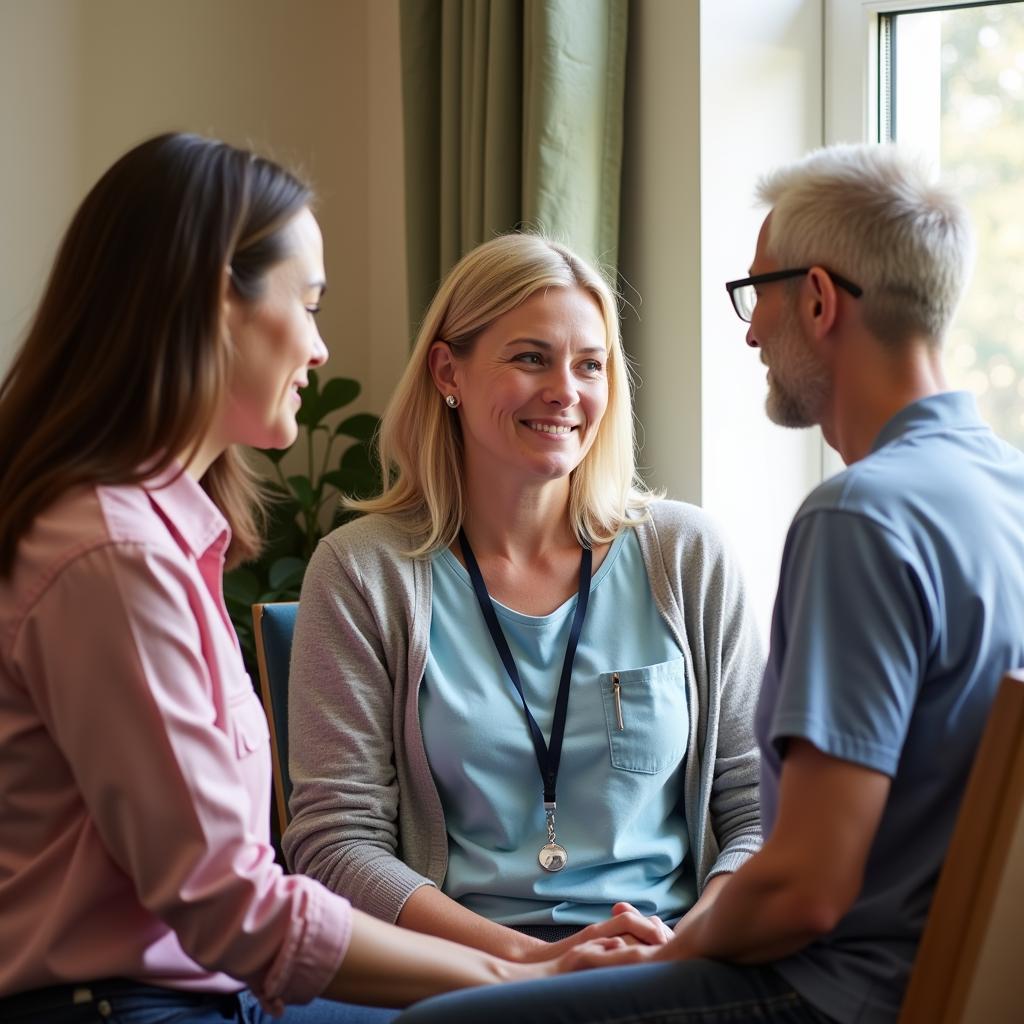 Cancer Research Volunteer Providing Patient Support