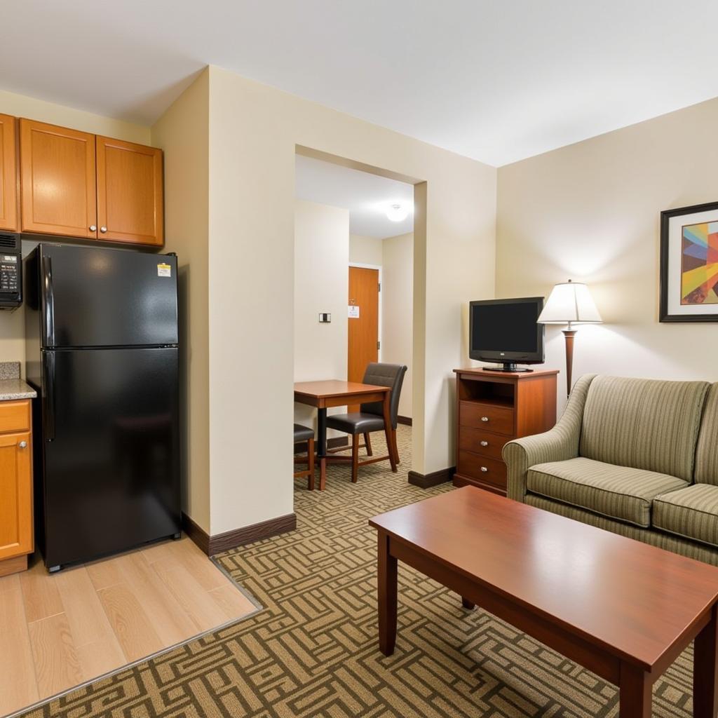 Candlewood Suites Huntsville Research Park Suite Interior