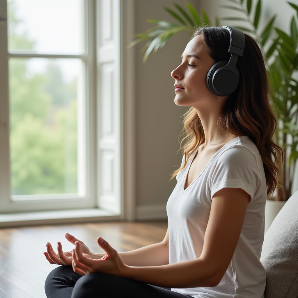 Centerpointe Holosync Headphones in Use