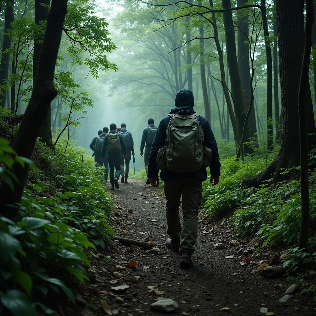 Centerstone Researchers on a Field Expedition Searching for Cryptids