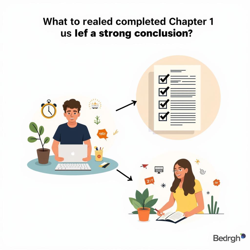 Concluding a Chapter 1 Research Sample effectively