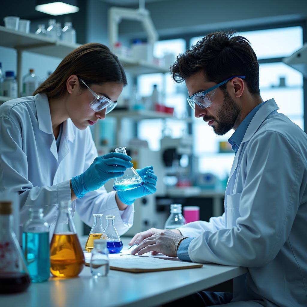 Chemical Analysis in a Toxicology Lab