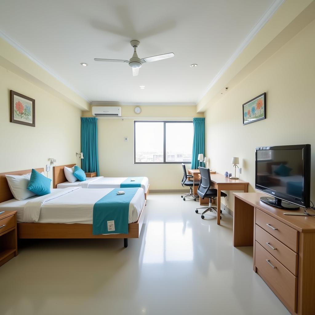 Chettinad Hospital Patient Room