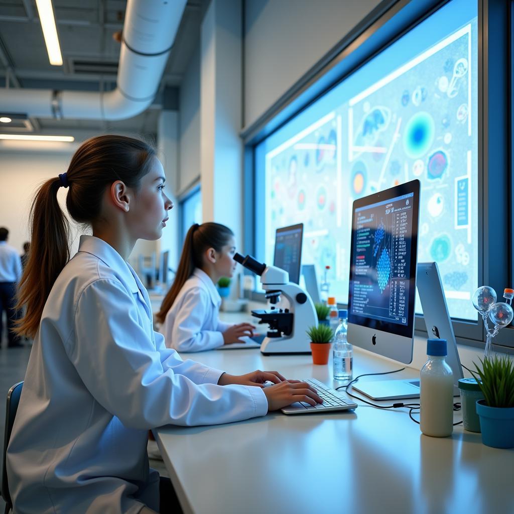 Children's Research Center Laboratory Scene