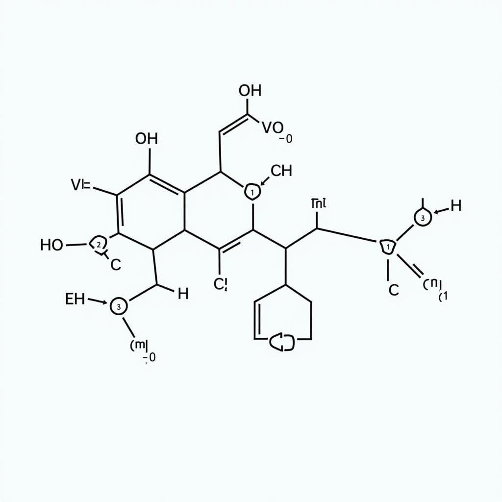 Chlorquinaldol Molecular Structure Diagram