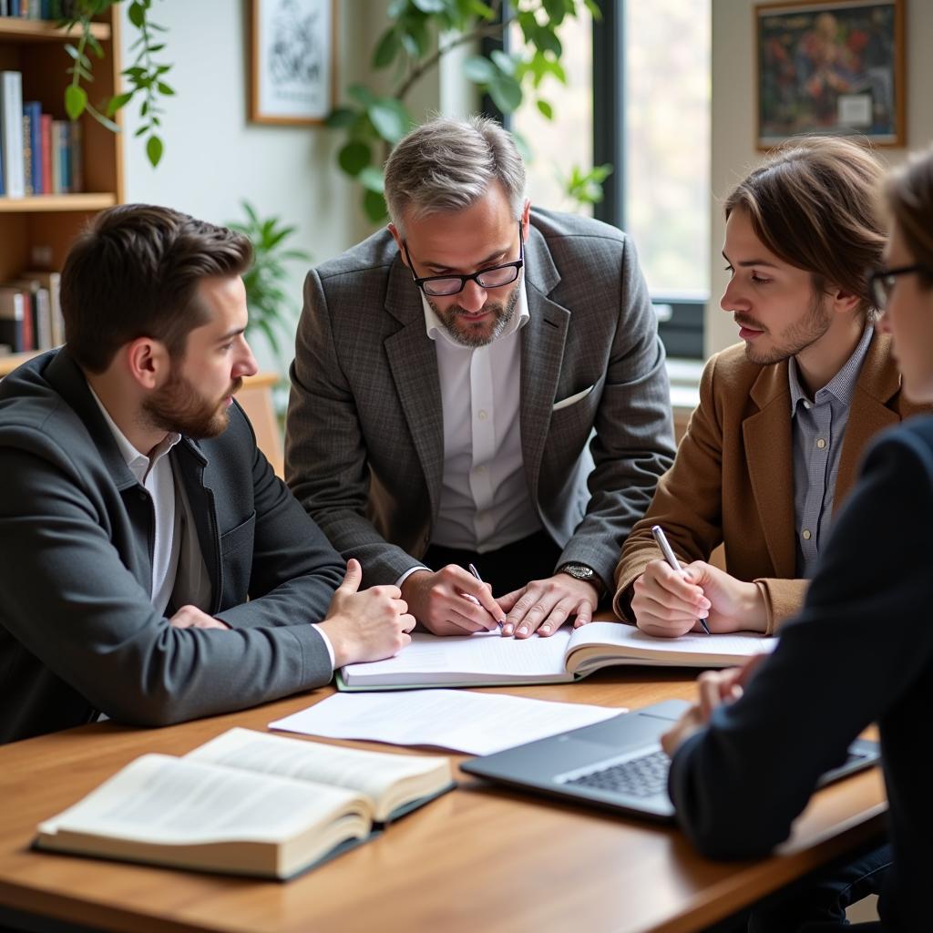 Christian Researchers Collaborating on a Project