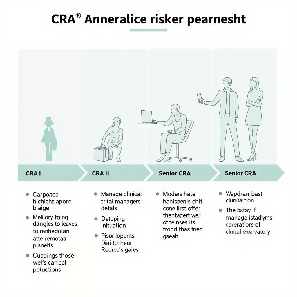 Clinical Research Associate Career Path Diagram