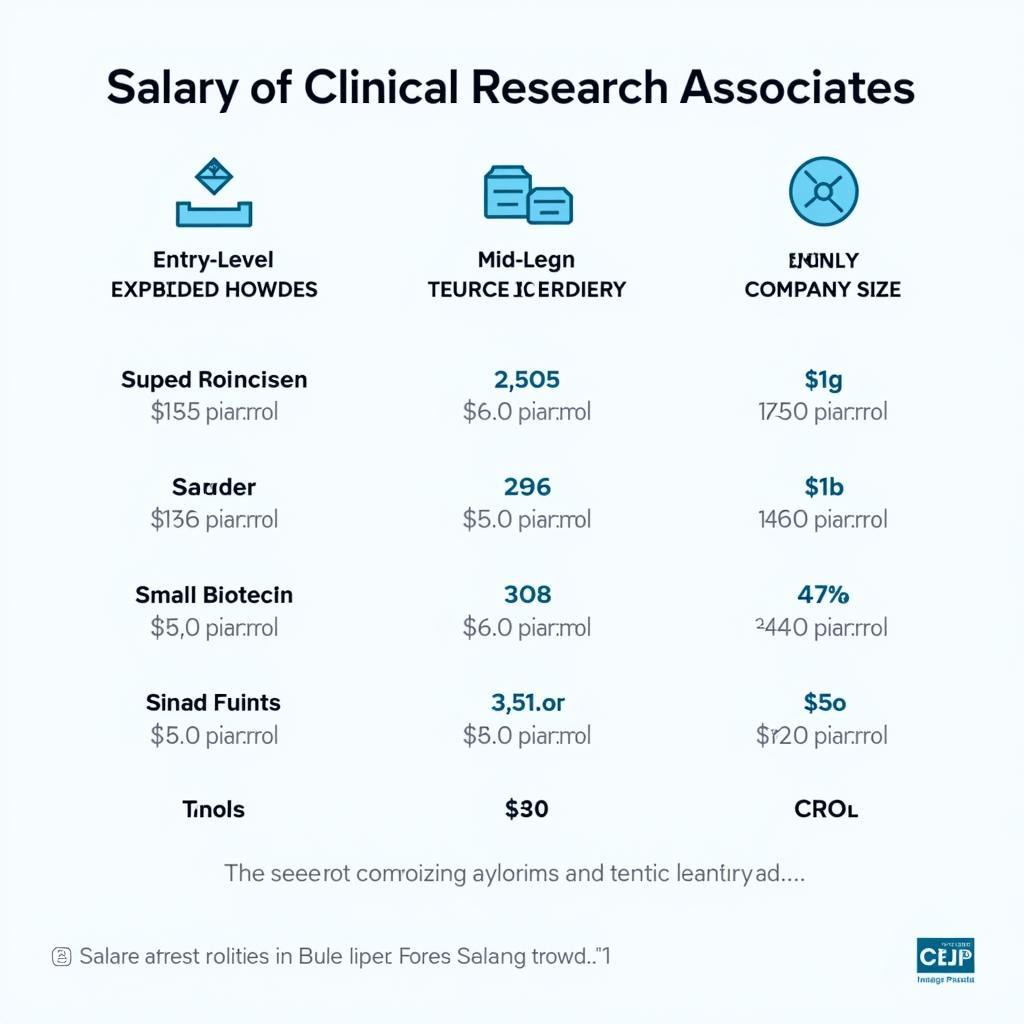 Clinical Research Associate Salary Comparison by Experience Level and Company Size