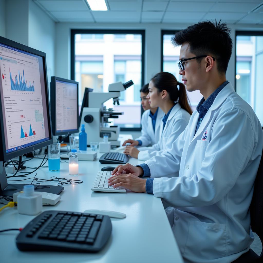 Clinical Research Scientists Working in a Lab in St. Louis