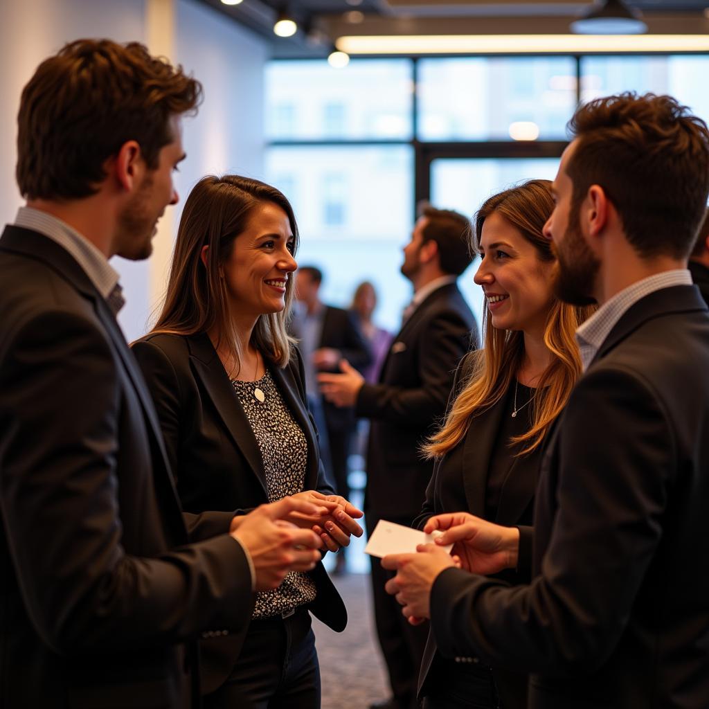 Networking at a Clinical Research Event in Nashville