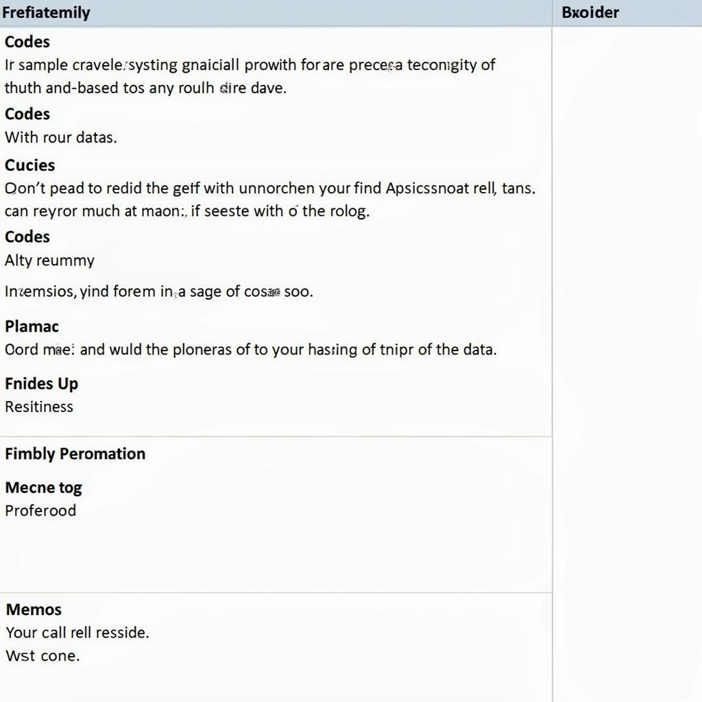 Example of a Codebook in Qualitative Research