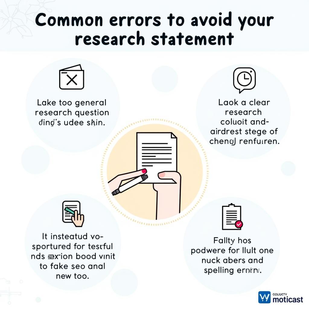 Common Mistakes in PhD Research Statements