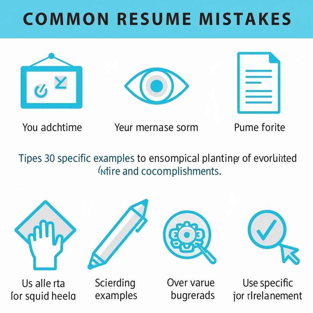 Examples of Common Resume Mistakes to Avoid