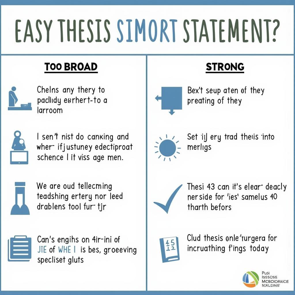 Common thesis statement mistakes