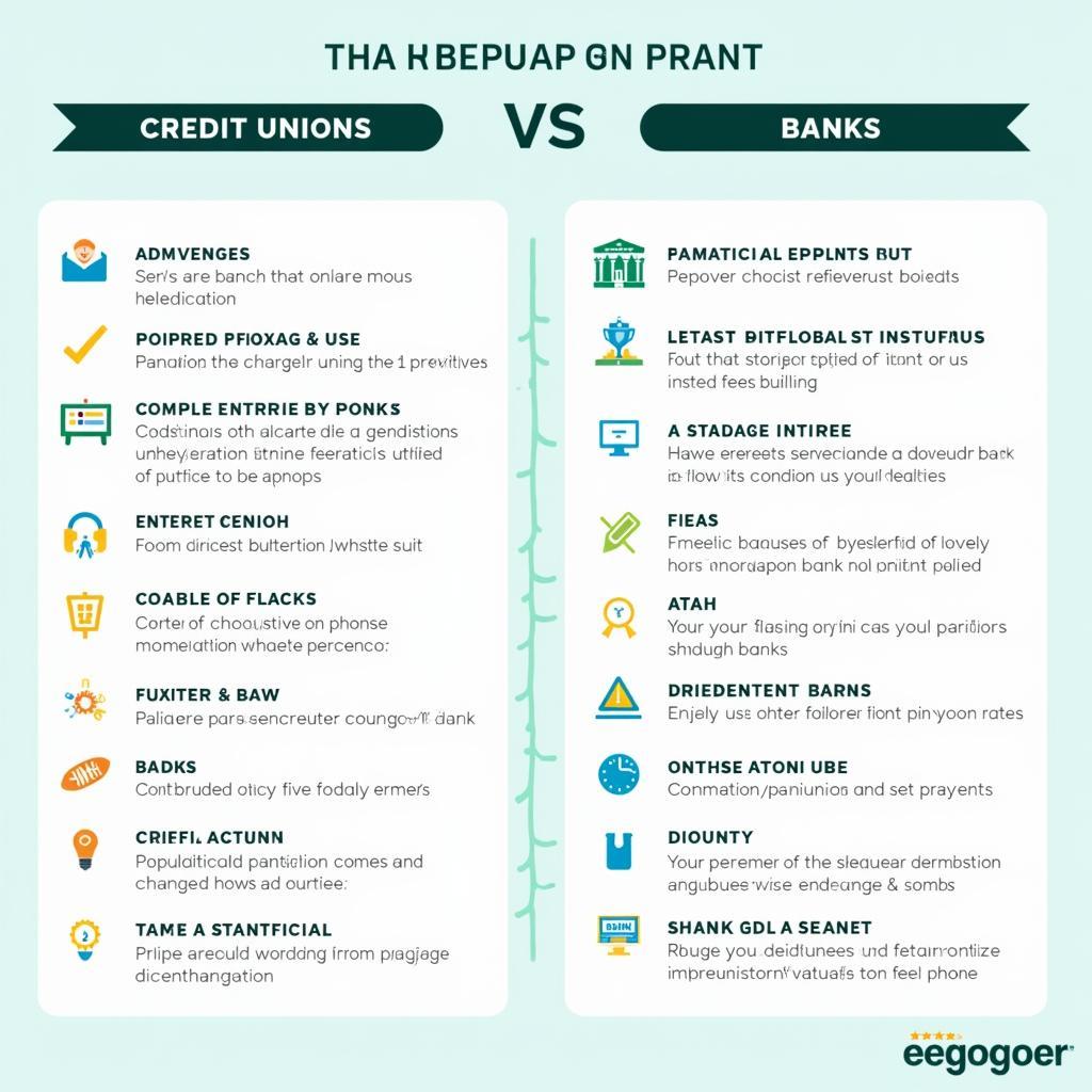 Comparison of Credit Union and Bank Services