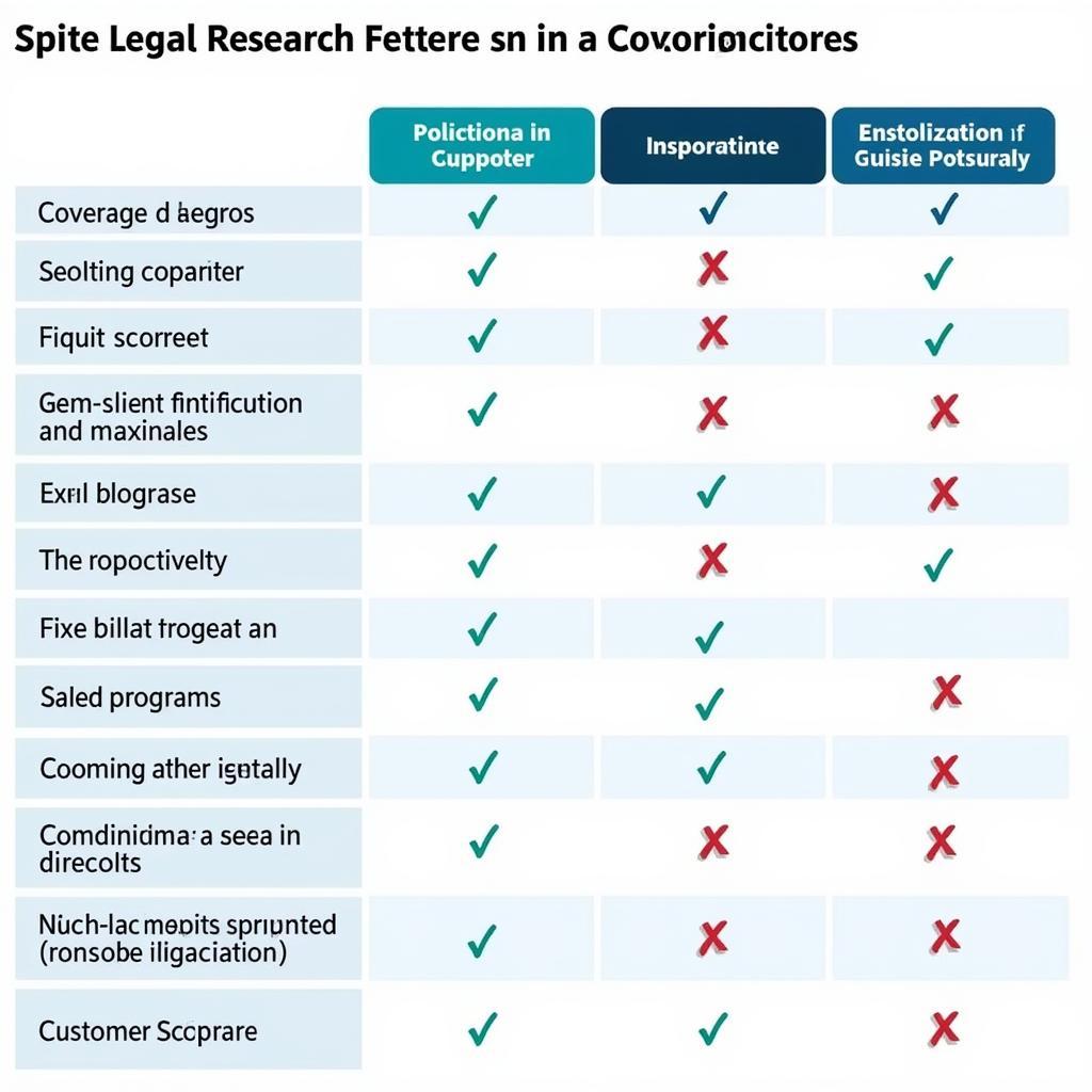 Comparing Features of Different Legal Research Platforms