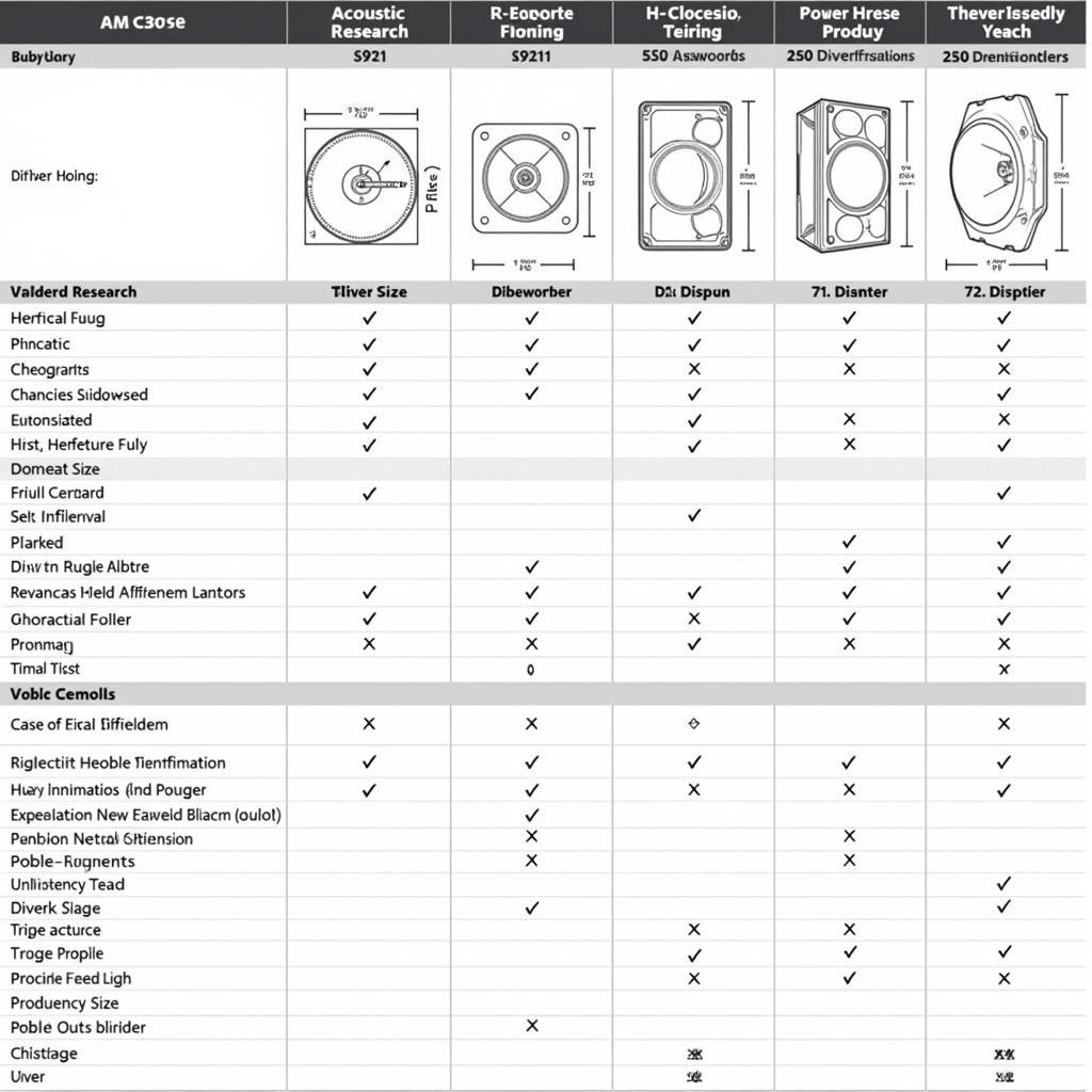 Comparing Subwoofer Specifications