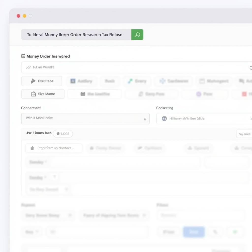 Completed Money Order Research Request Form Example