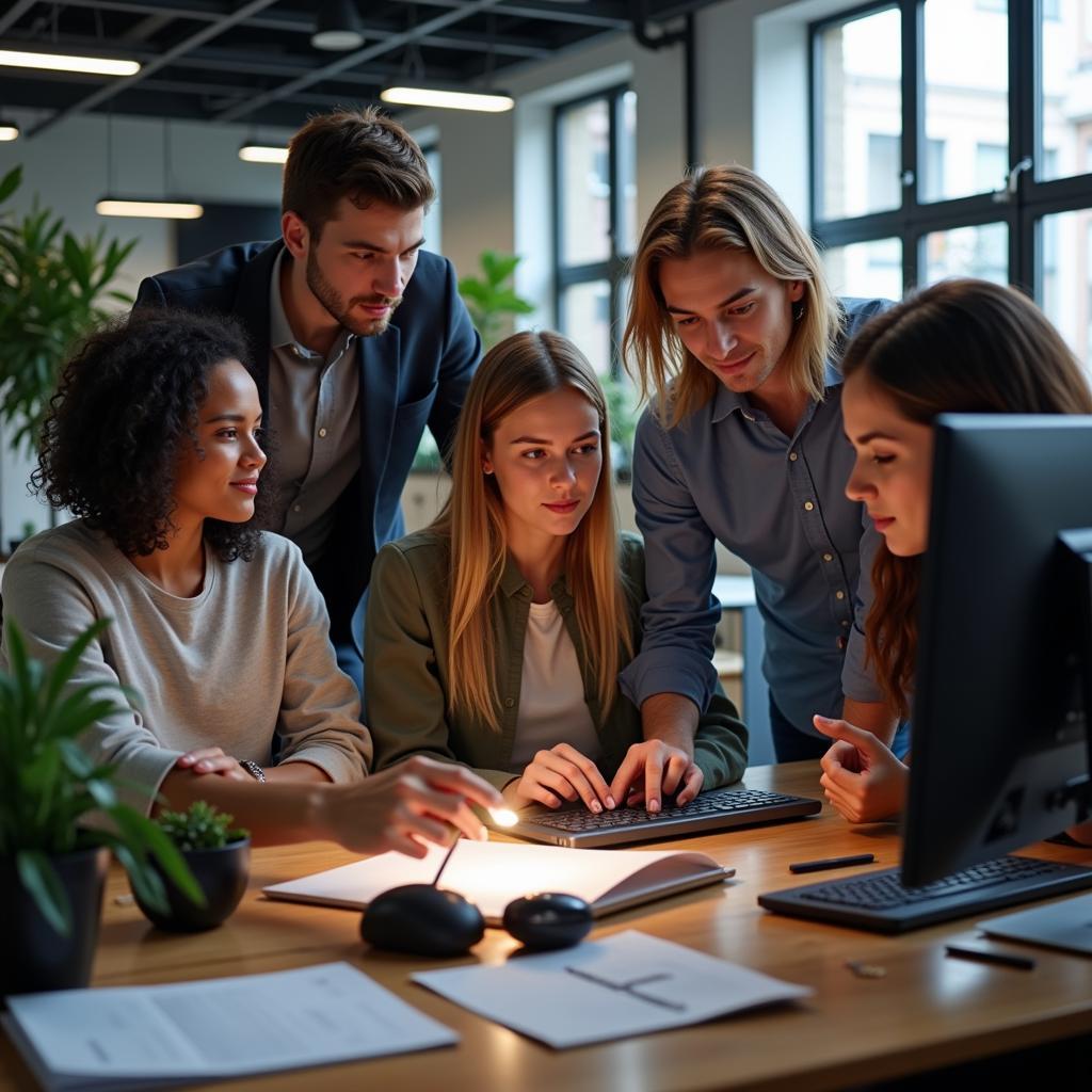 Computer Scientists Collaborating