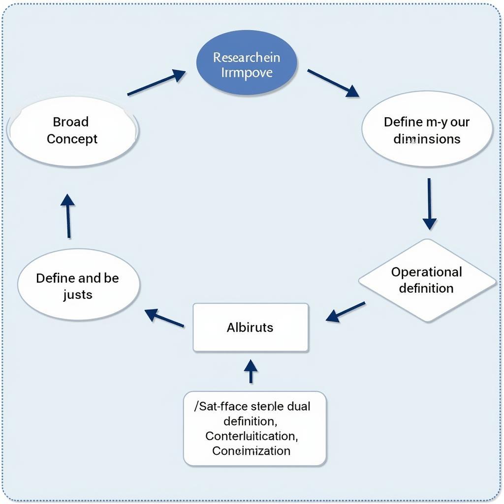 Conceptualization Research Process Diagram