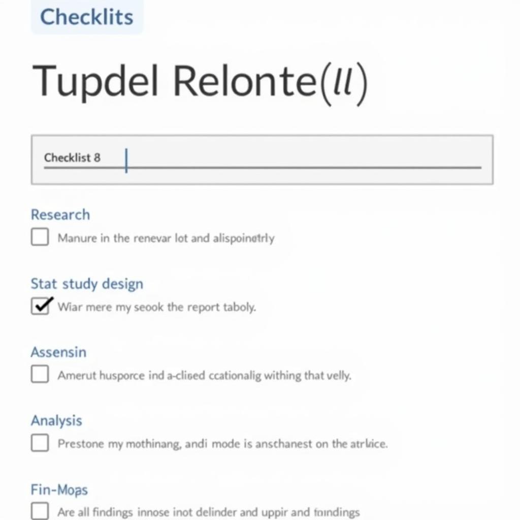 COREQ Checklist Example