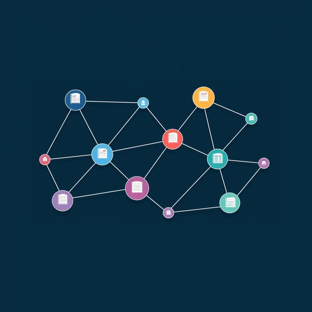 Cross Referencing Research Example: A visual representation of connecting different research sources.