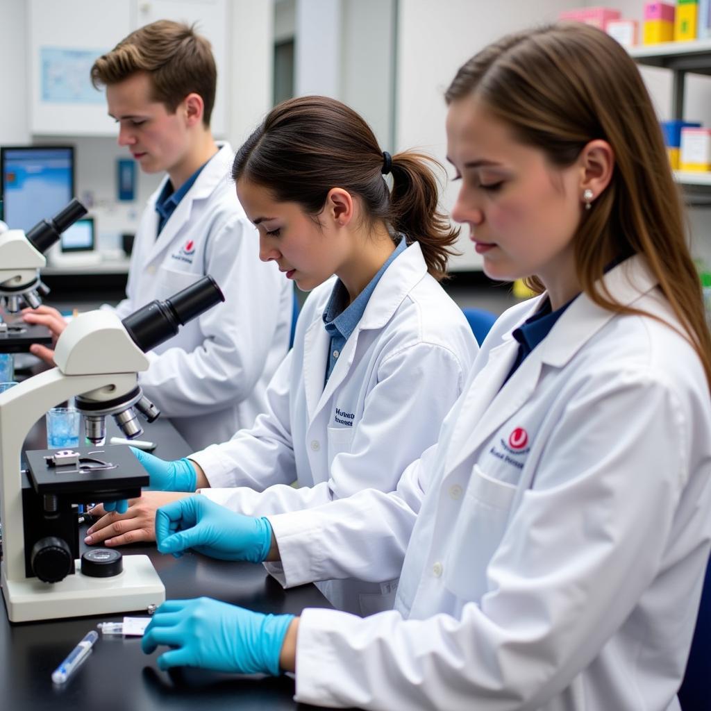 Damon Runyon Scientists Working in a Lab