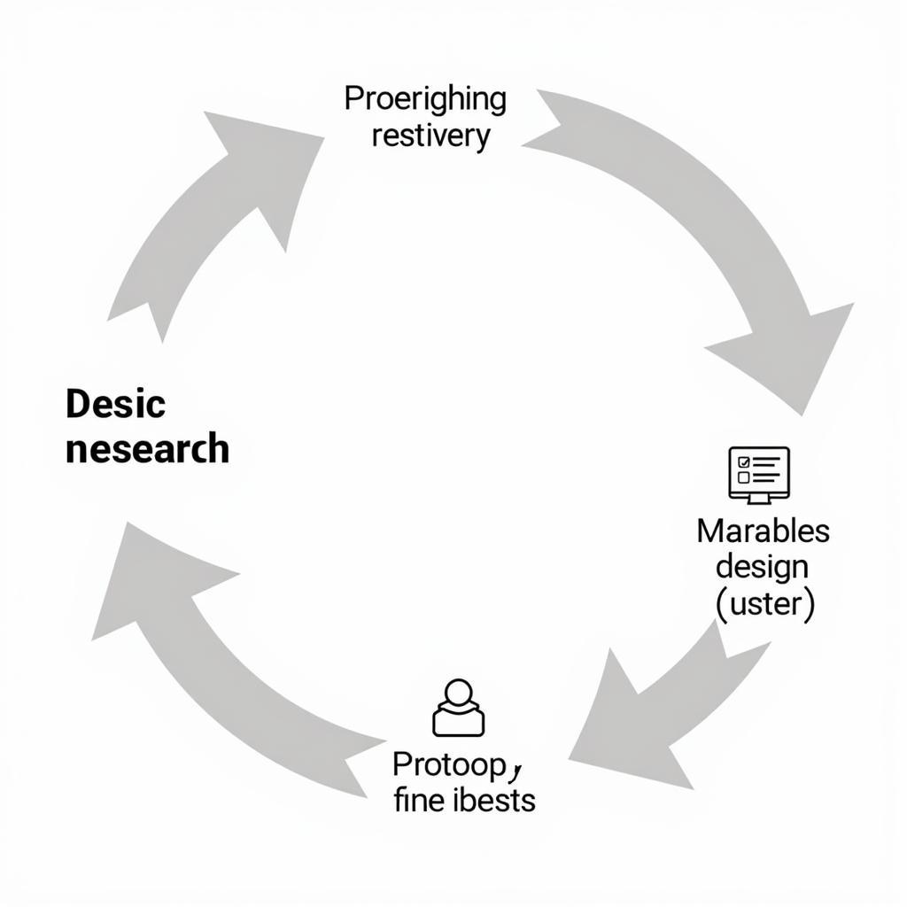 Design Research Process Illustration