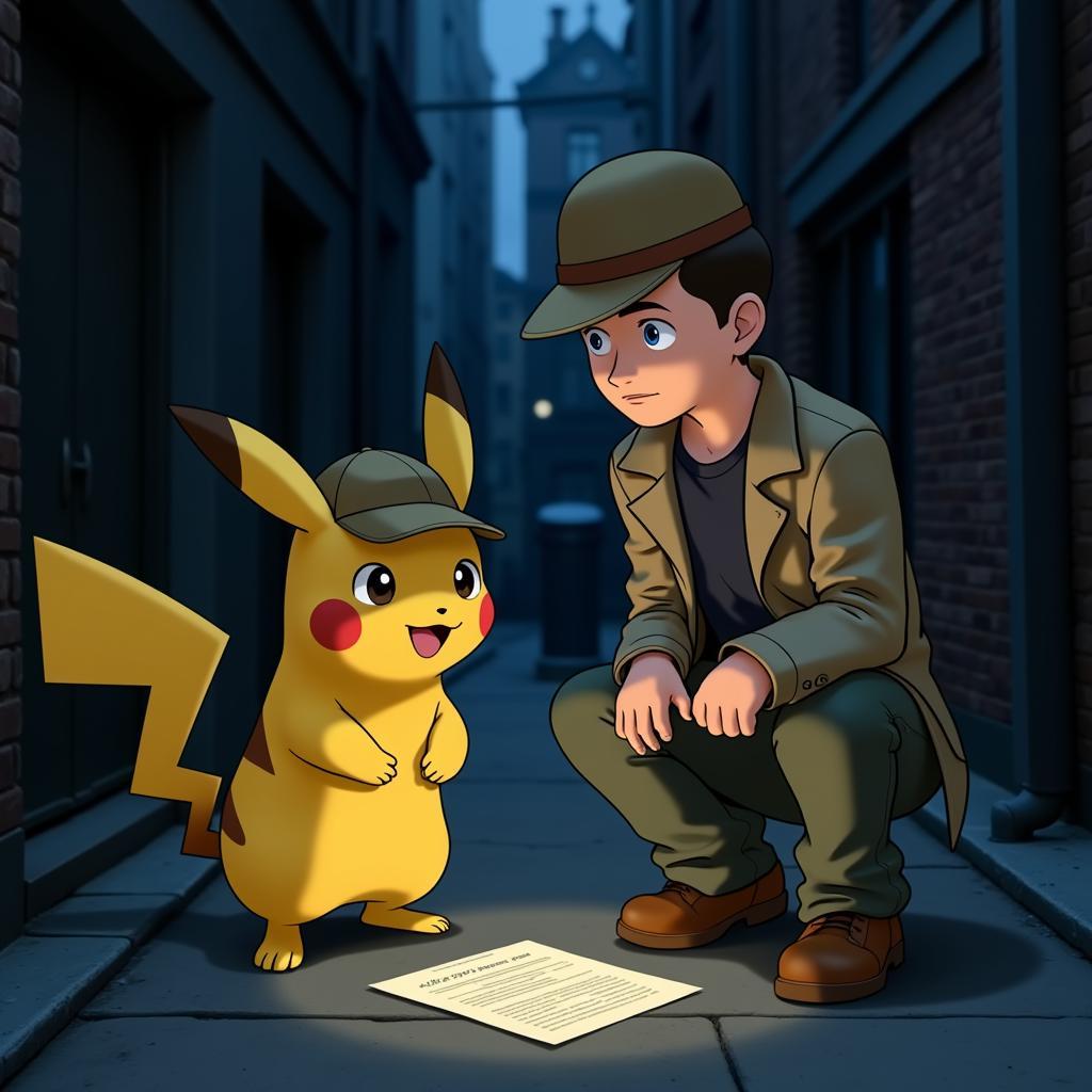 Detective Pikachu and Tim Goodman