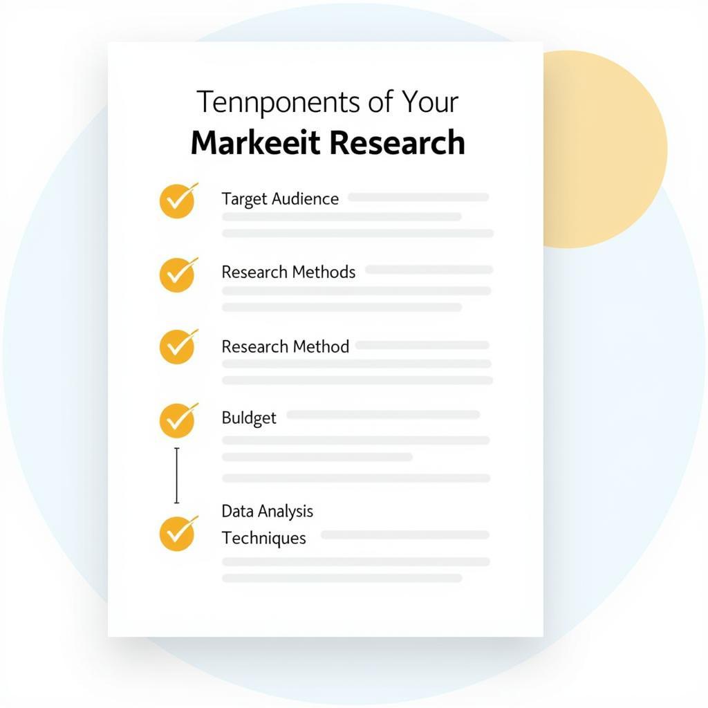 Developing Marketing Research Plan Checklist