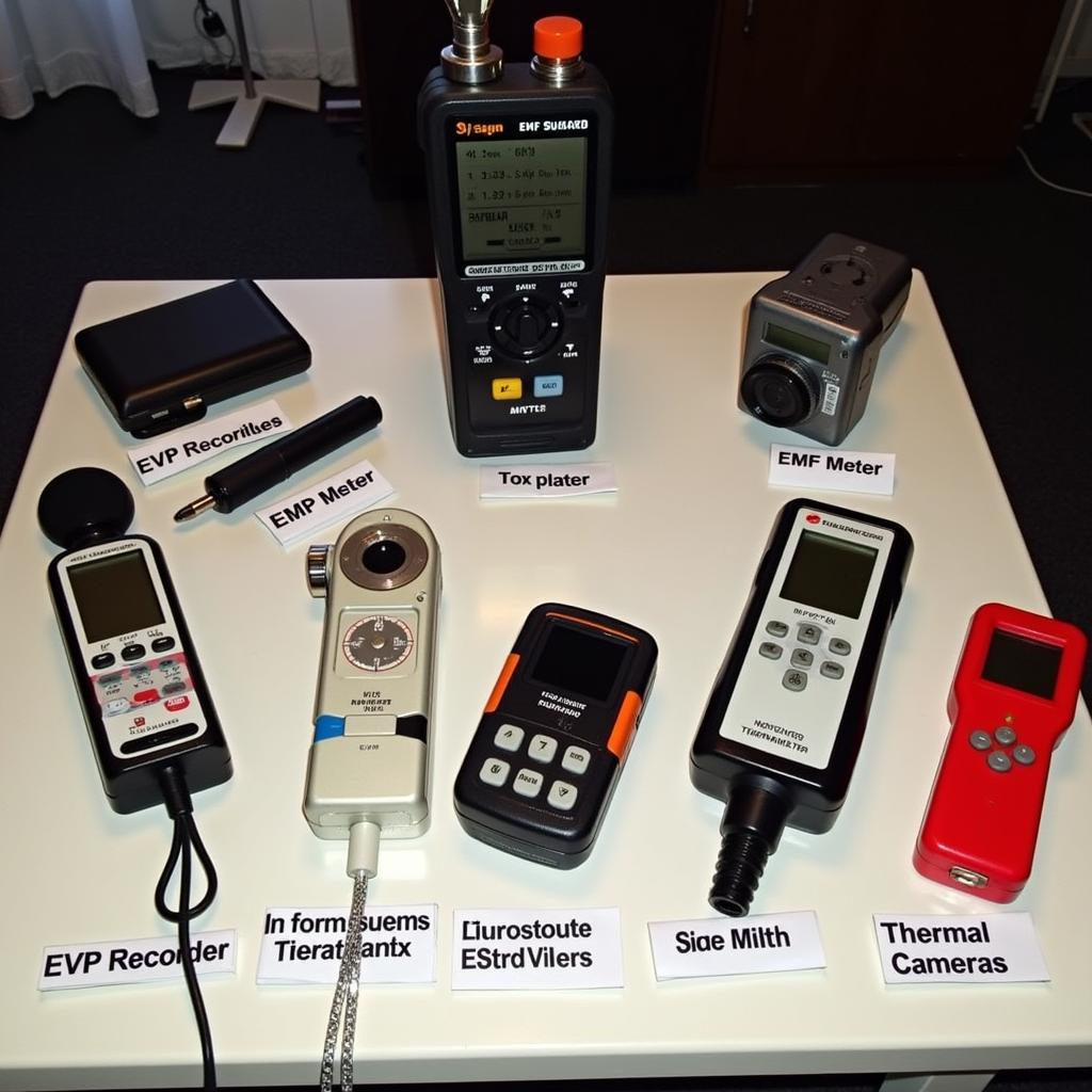 Paranormal Investigation Equipment used at the Dodd Research Center