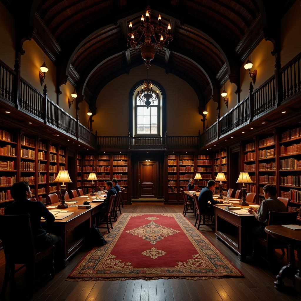 Donovan Research Library Interior Reading Room