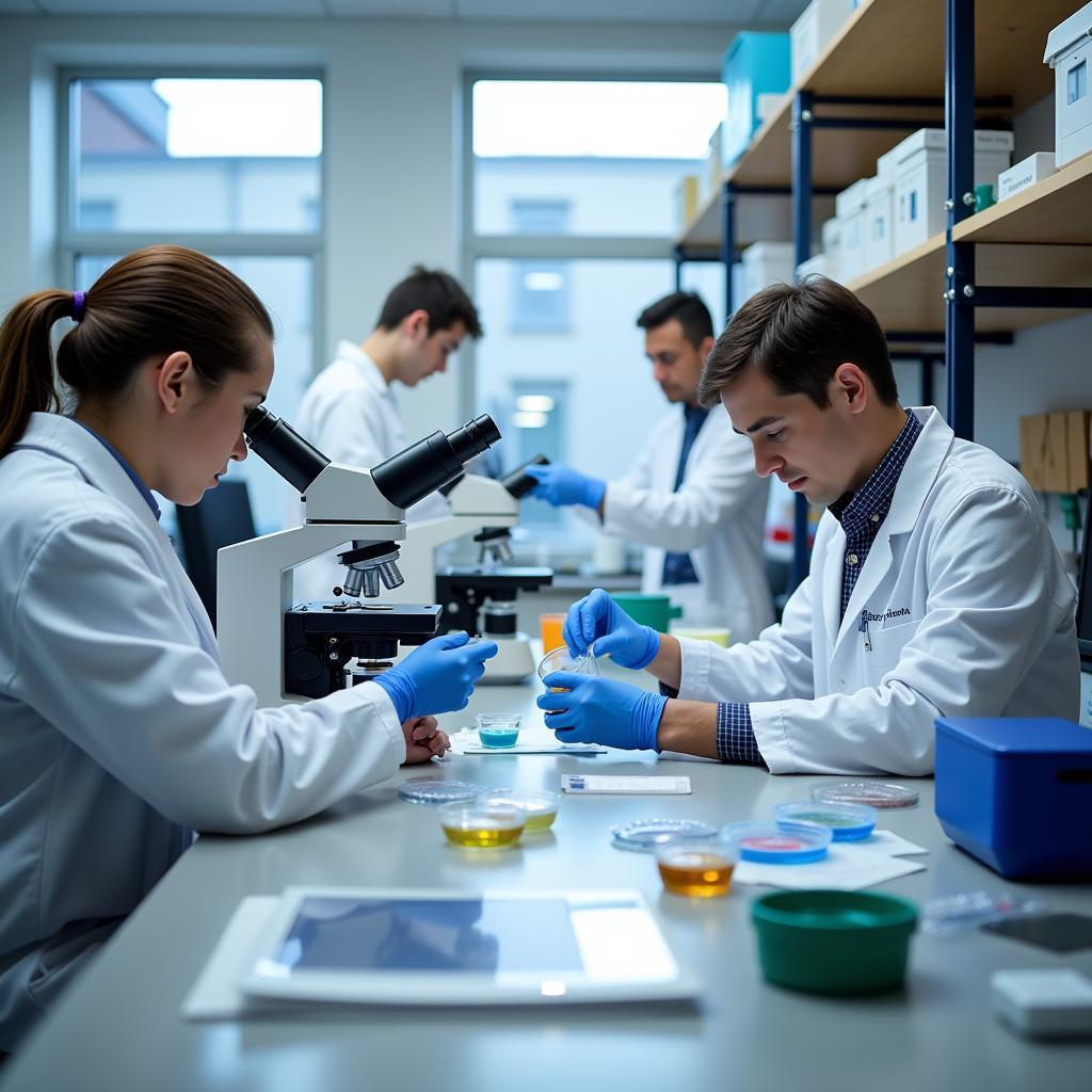 Modern cancer research laboratory at Downstate