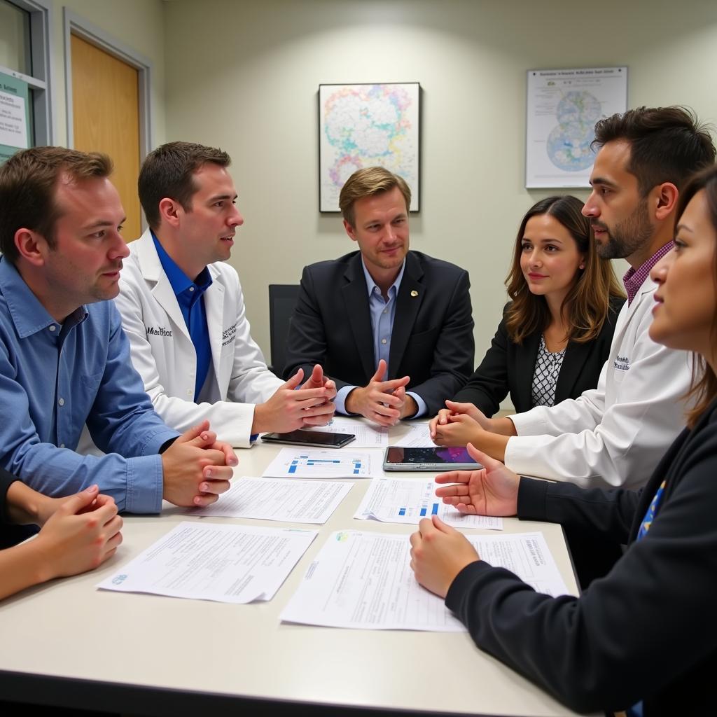 Collaborative cancer research team at Downstate