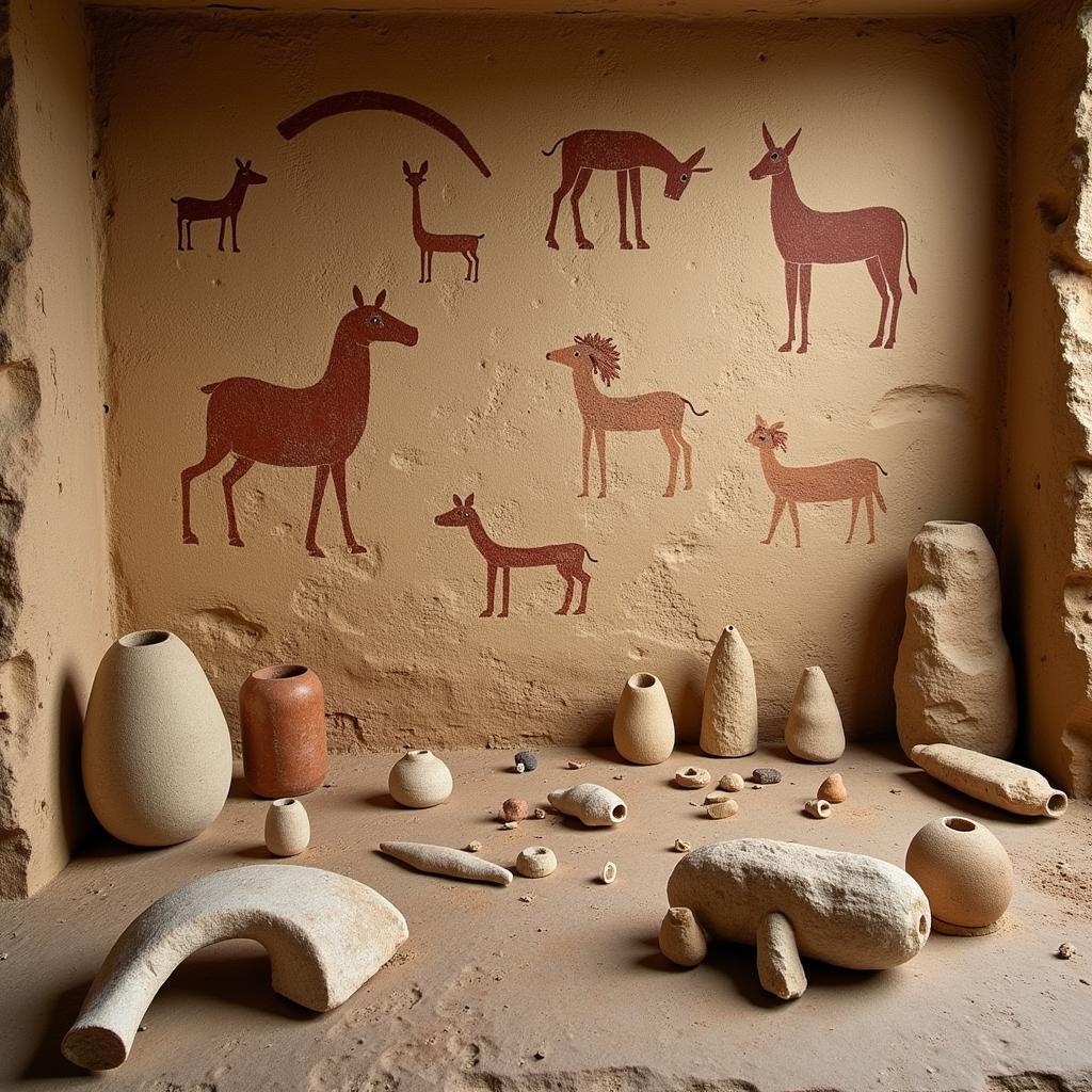 Early Human Research: Cave Paintings and Tools