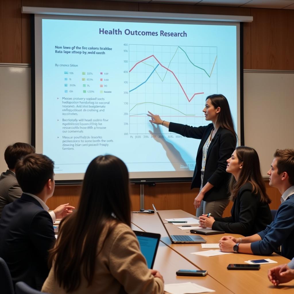 Students in a Health Outcomes Research Class