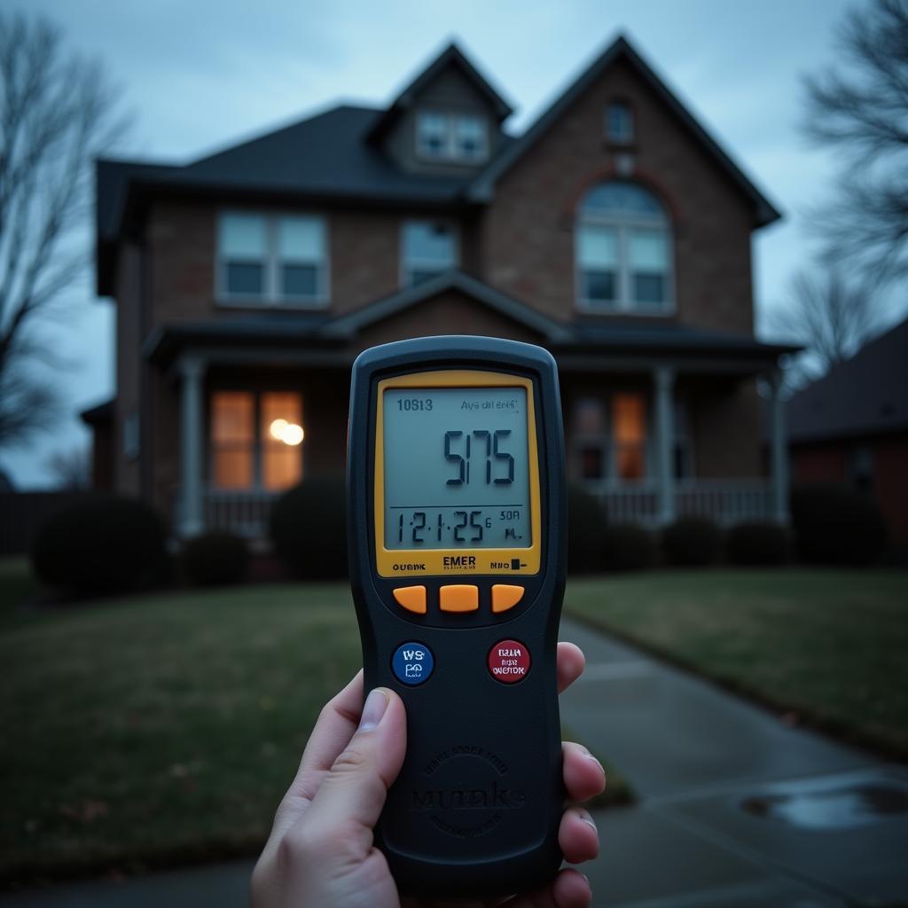 EMF Meter Reading at a Frisco House