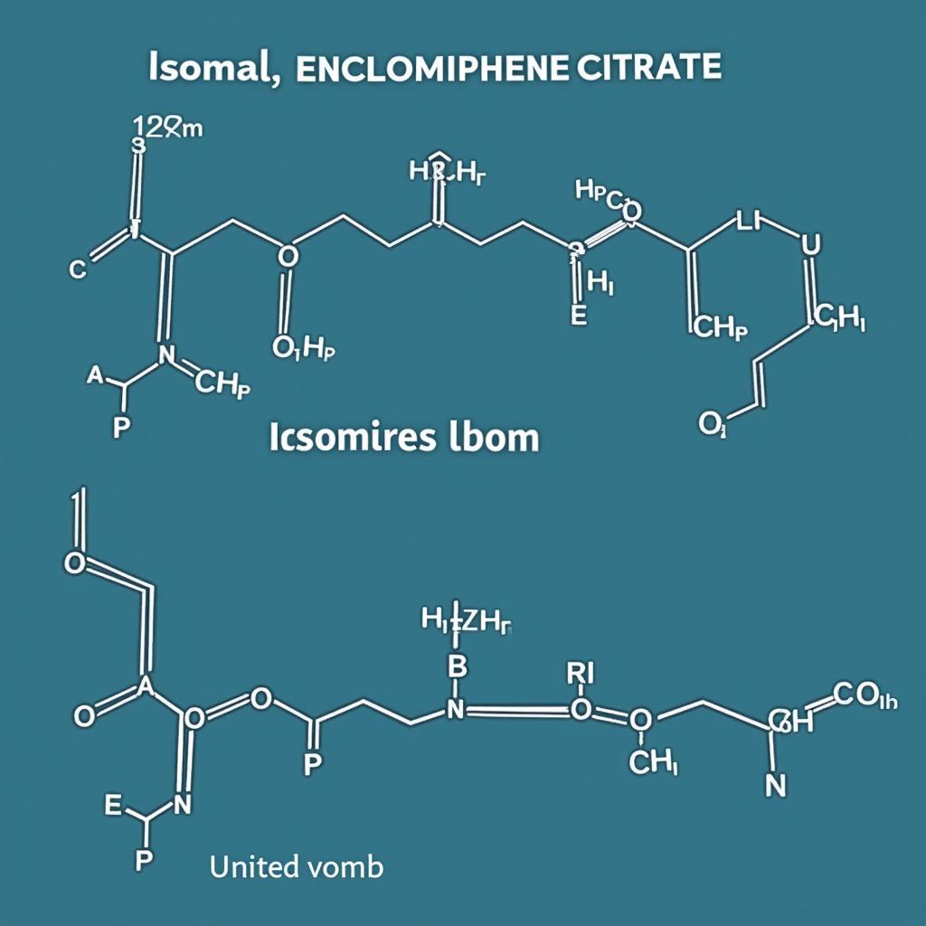 Enclomiphene Citrate Chemical Structure Diagram