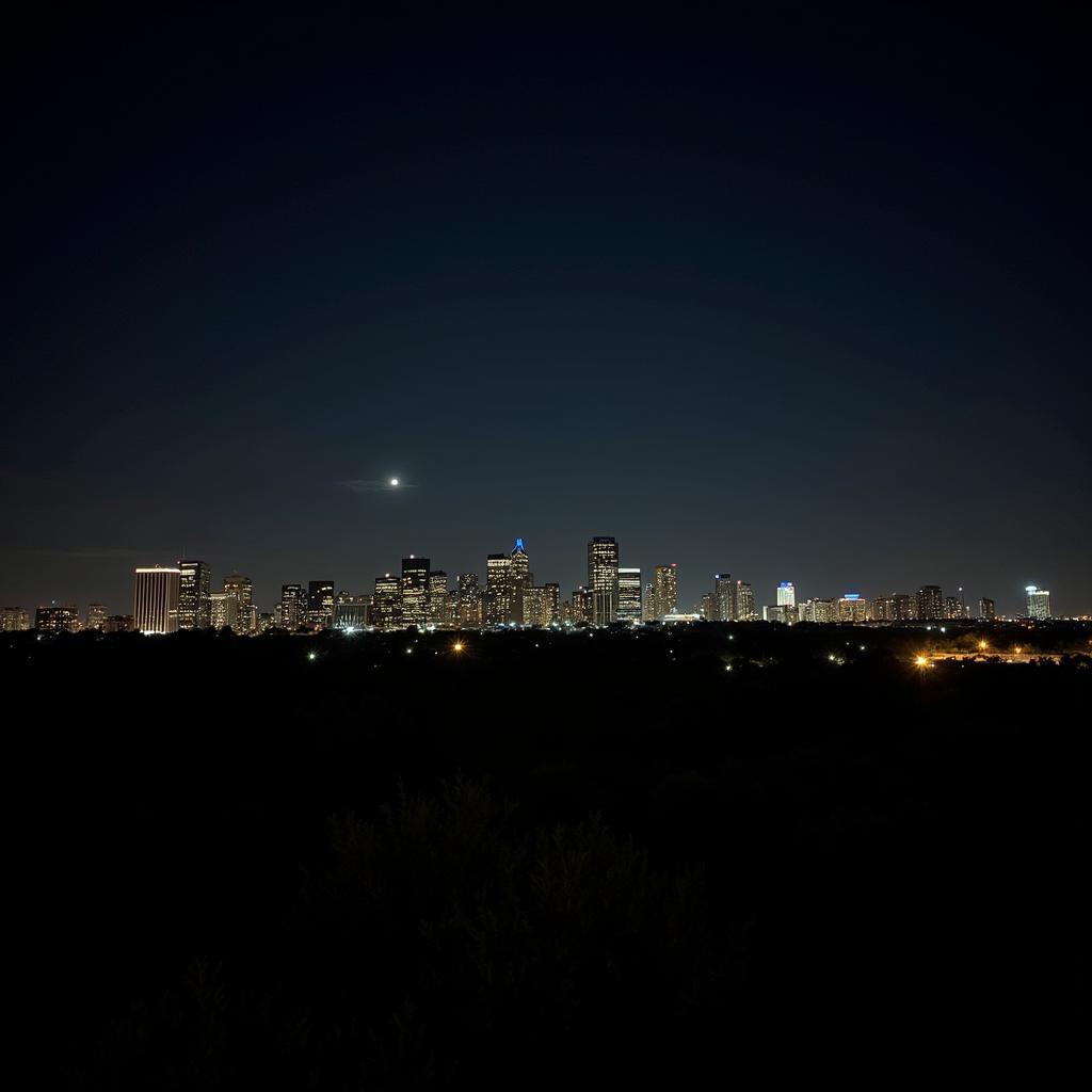 Enterprise Research Blvd Austin at Night