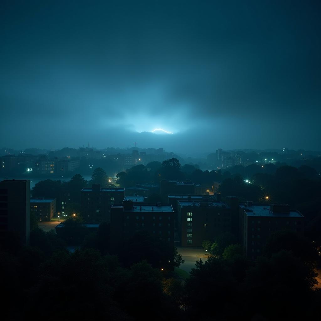 EPA Research Triangle Park at Night