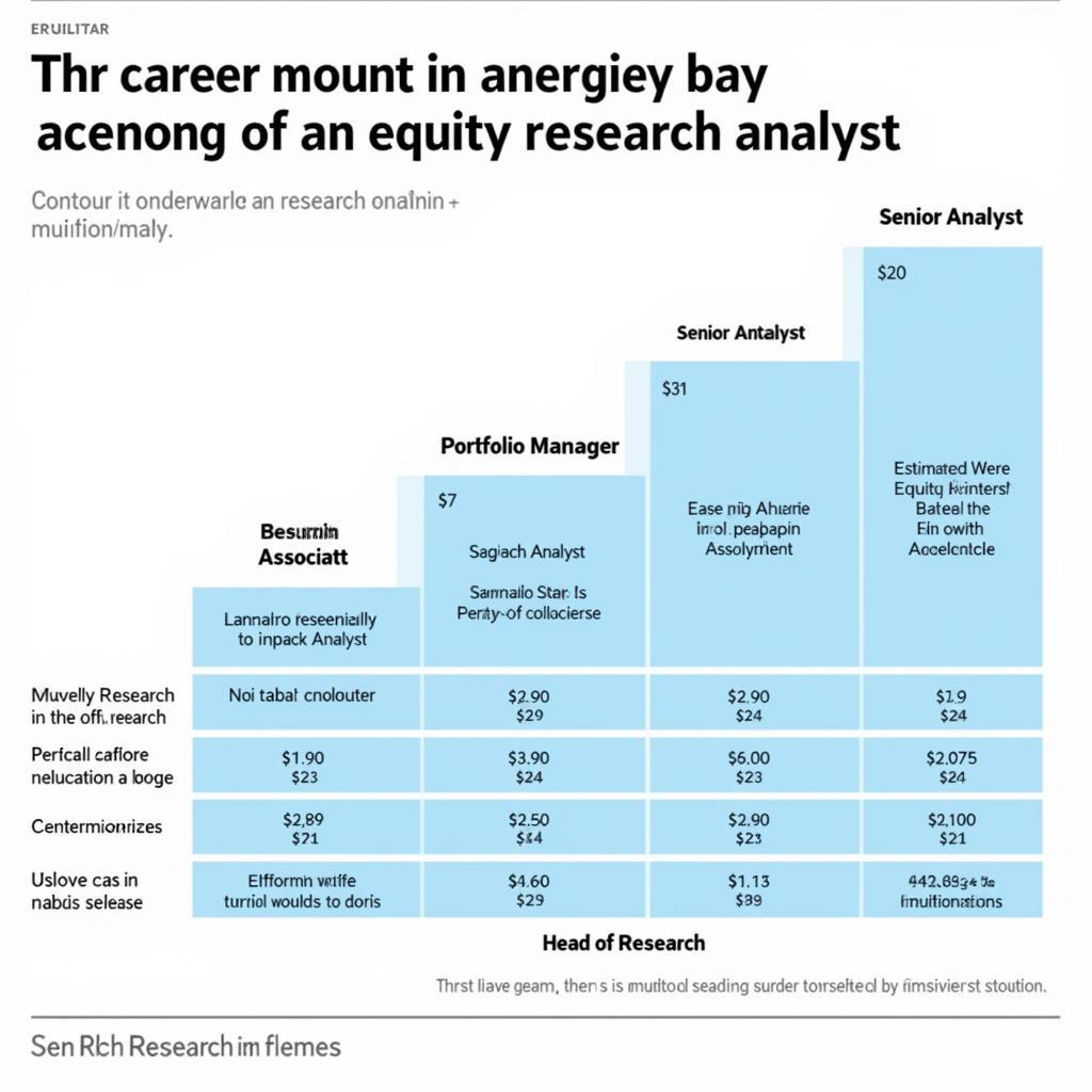 Equity Research Analyst Career Progression Chart