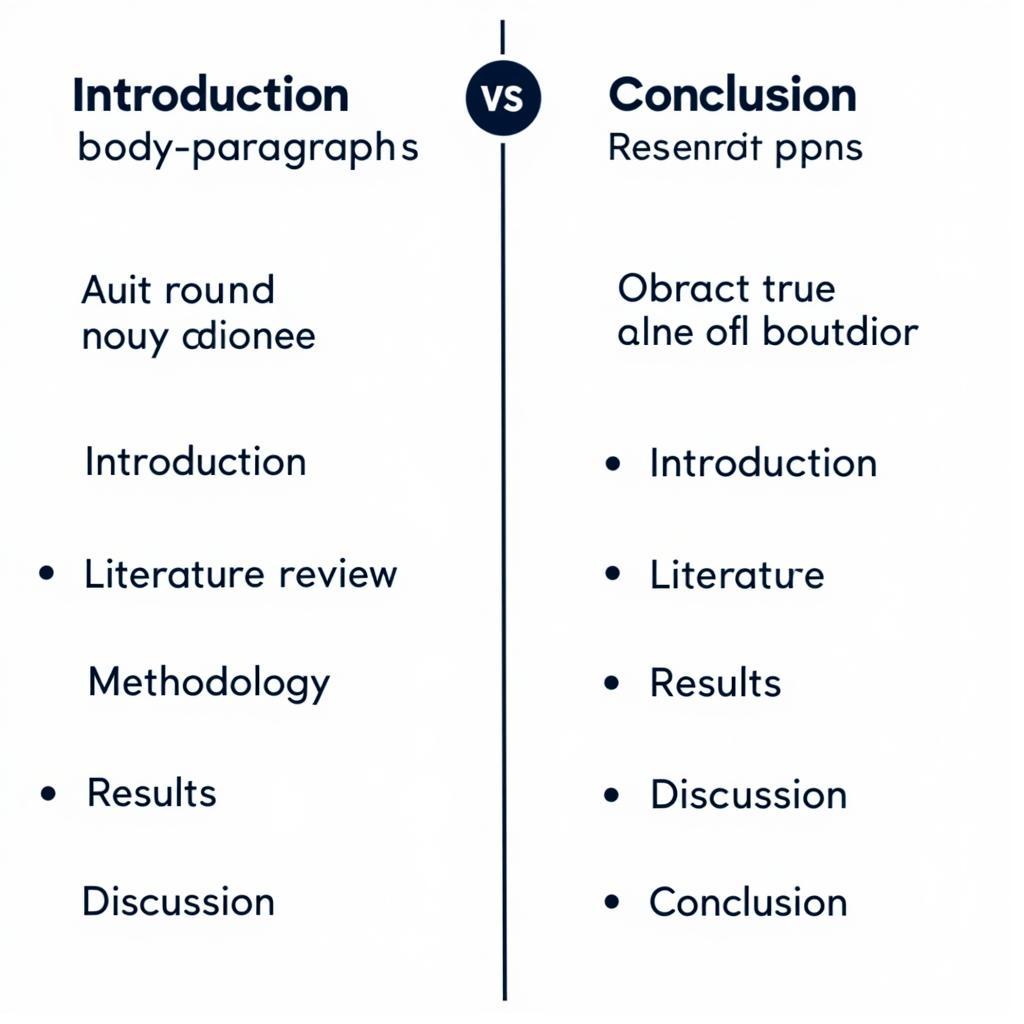 Essay and Research Paper Structure Diagram