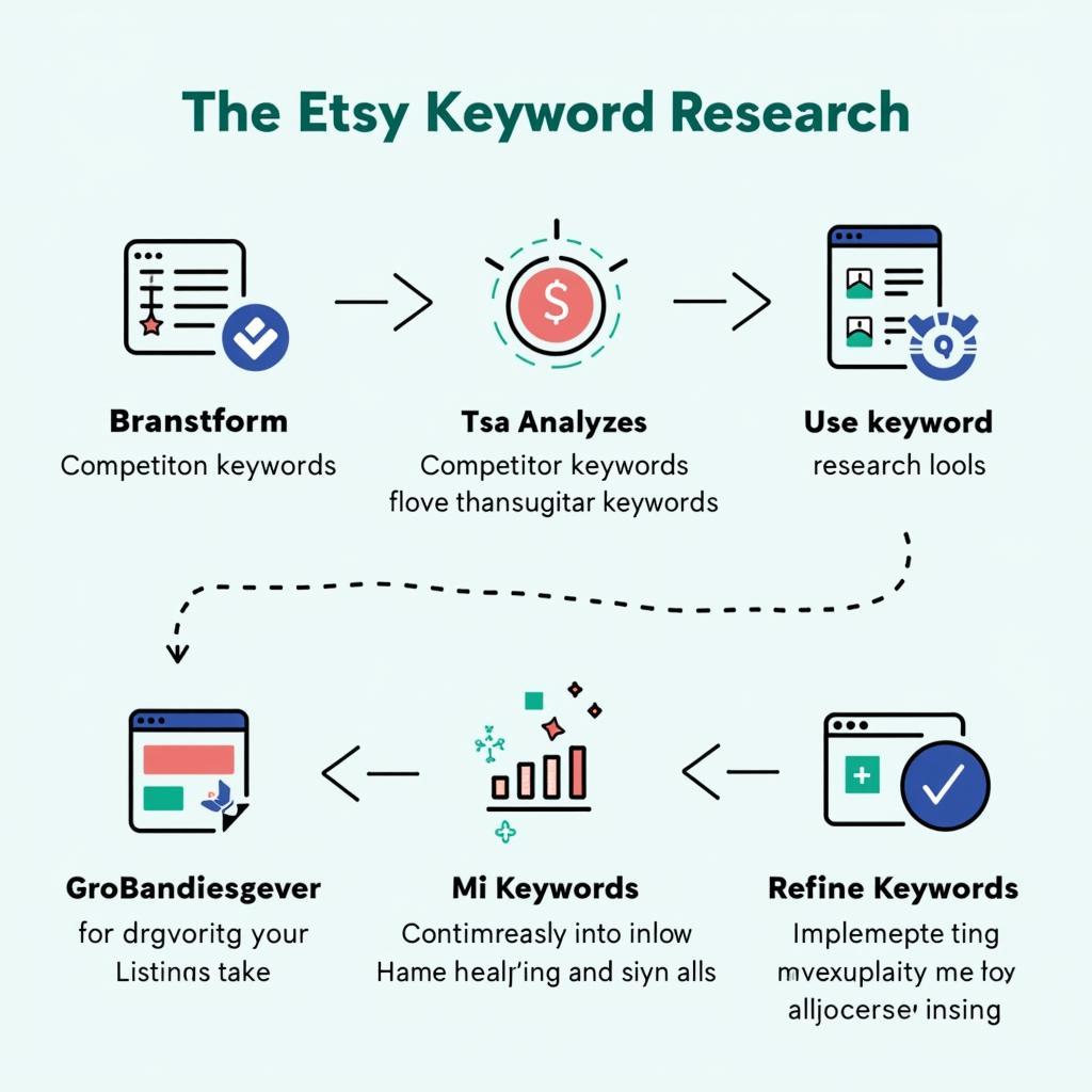 Etsy Keyword Search Process