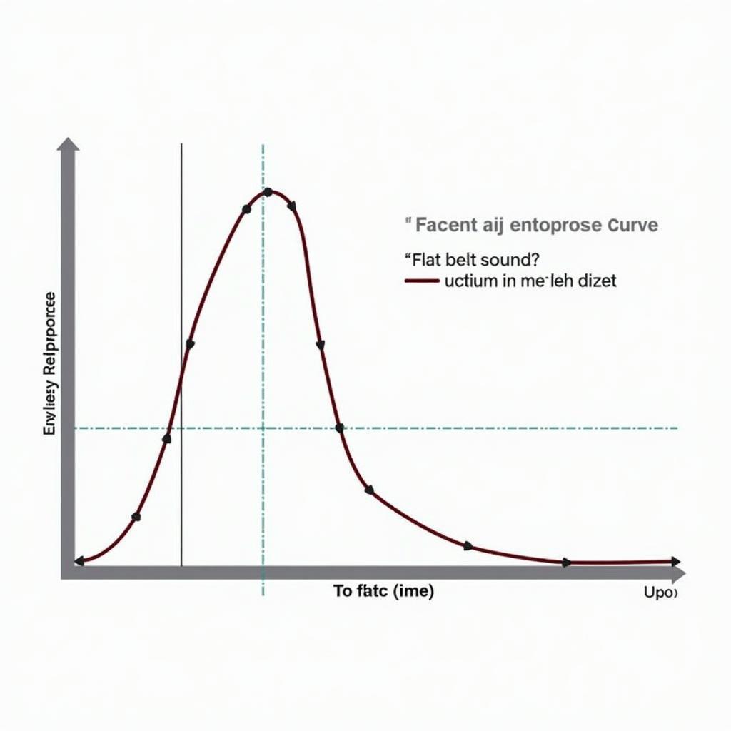 Graph illustrating the flat frequency response of Etymotic research earbuds.