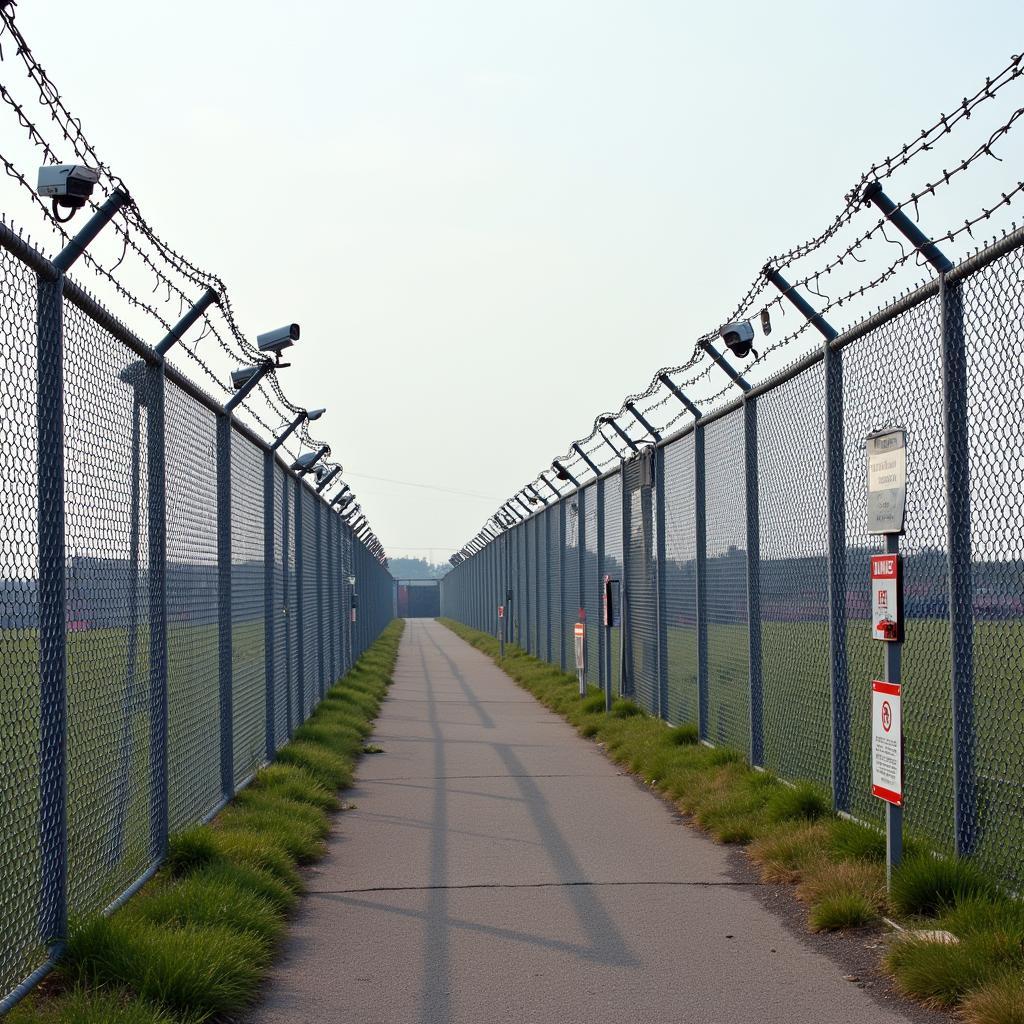 High Security Perimeter at Falcon Hill Aerospace Research Park