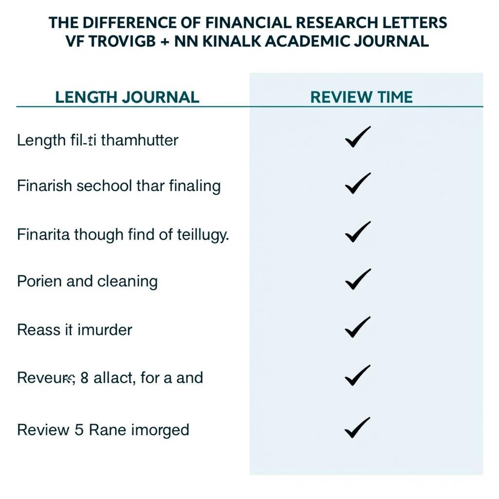 Financial Research Letters vs. Traditional Journals