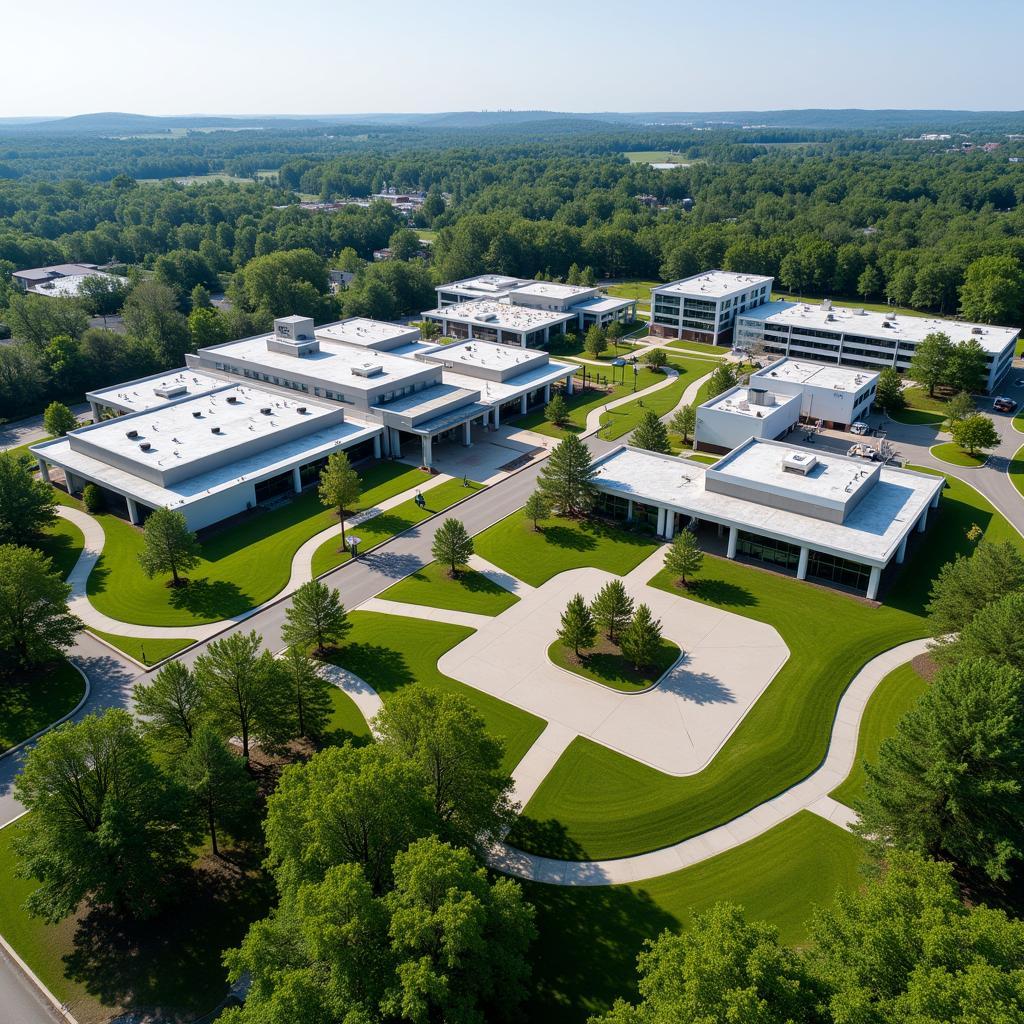 Fontaine Research Park Aerial View