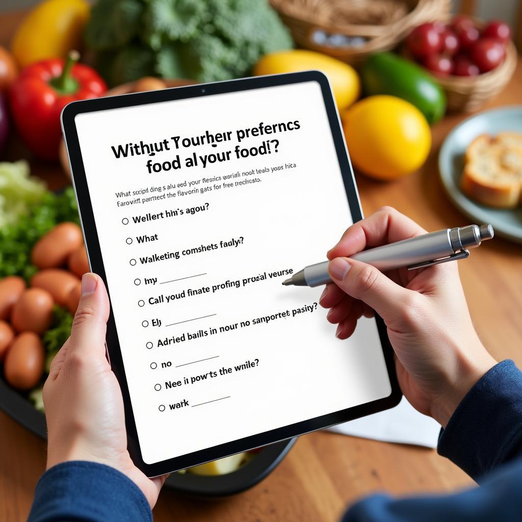 Food Market Research Survey