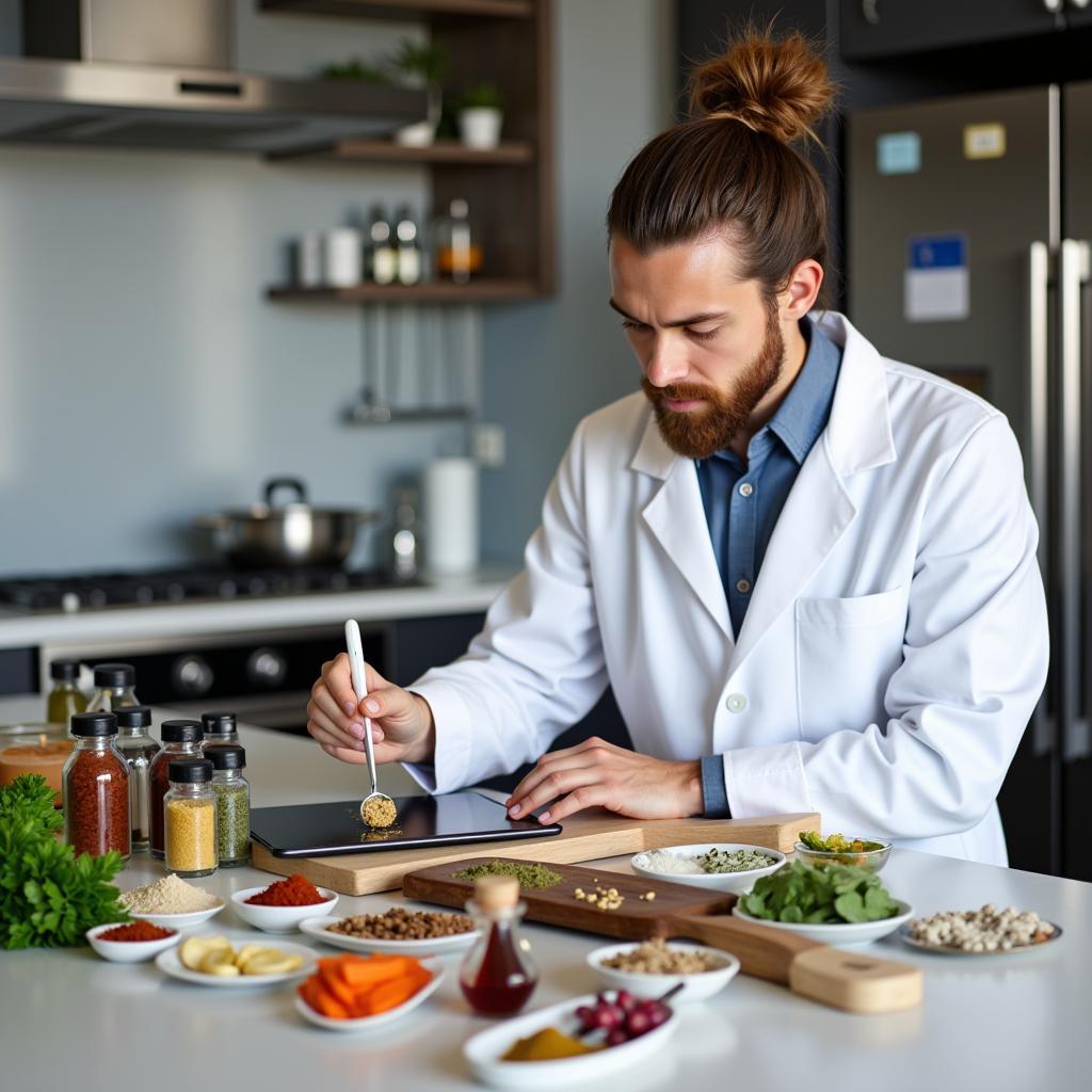 Food Scientist Developing New Flavor Combinations